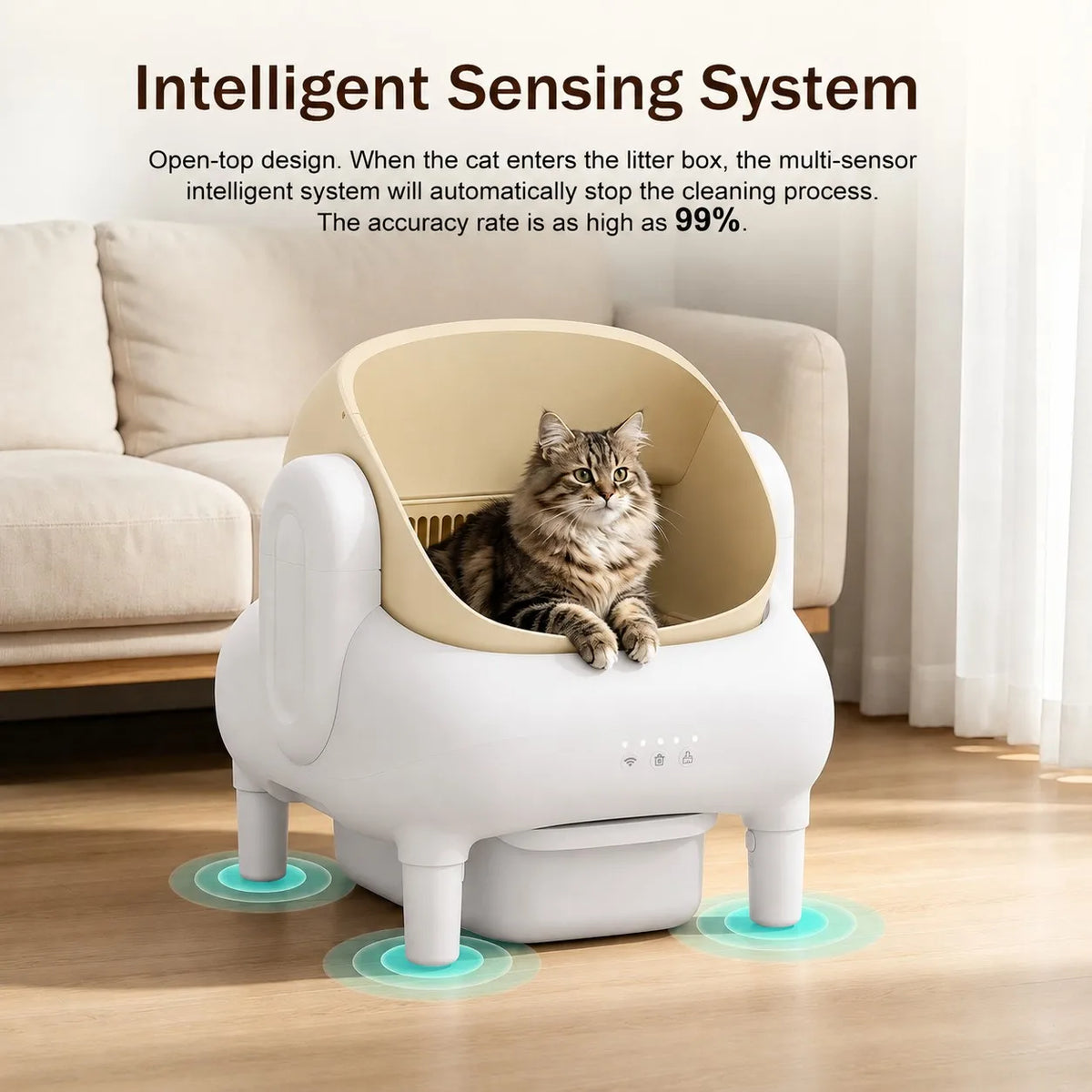 Self‑Cleaning Cat Litter Box