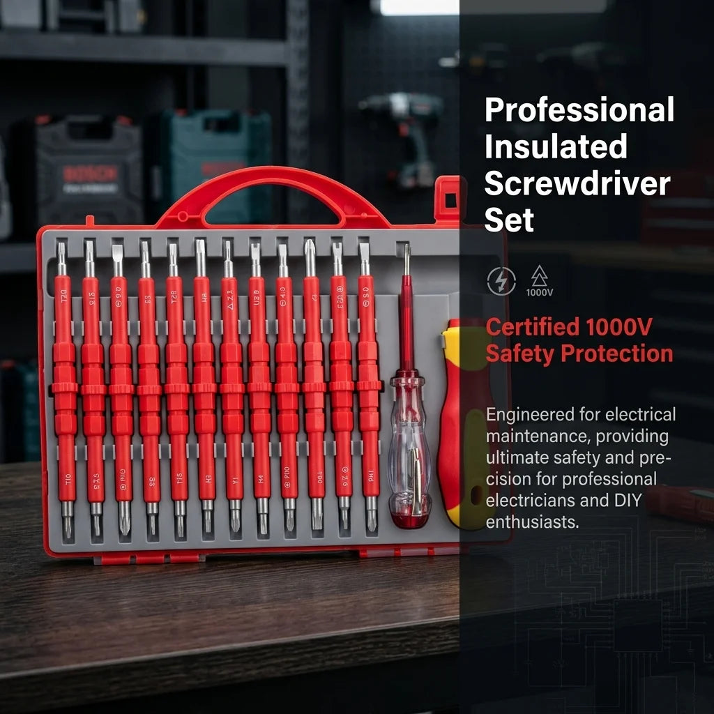 Insulated Electrician Screwdriver Set