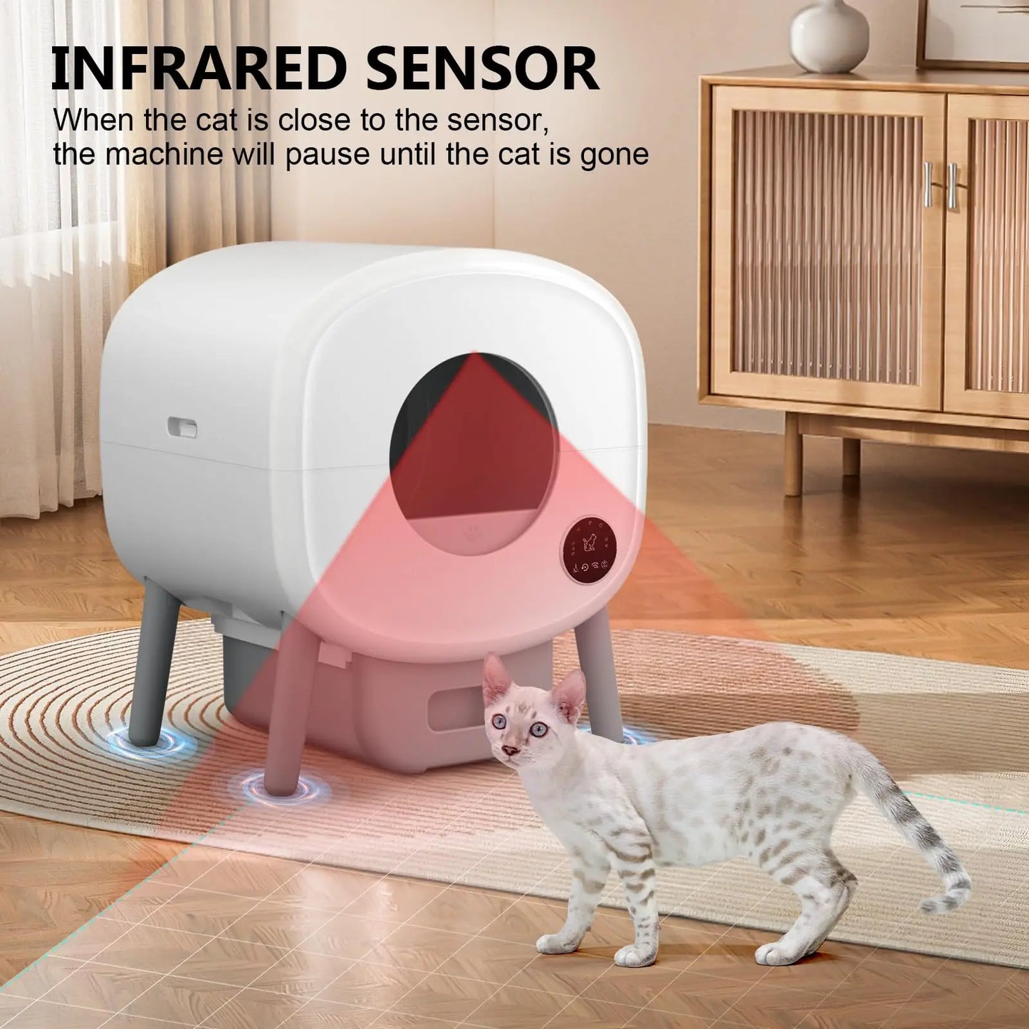 Smart Self Cleaning Cat Litter Box
