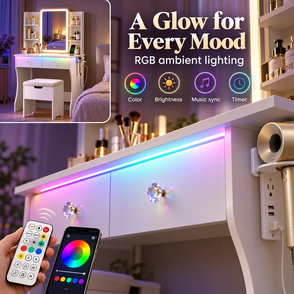 Makeup Vanity Desk