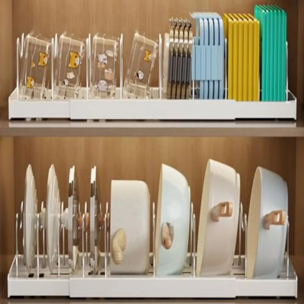 2 Pack Pots and Pans Organizer Under Cabinet