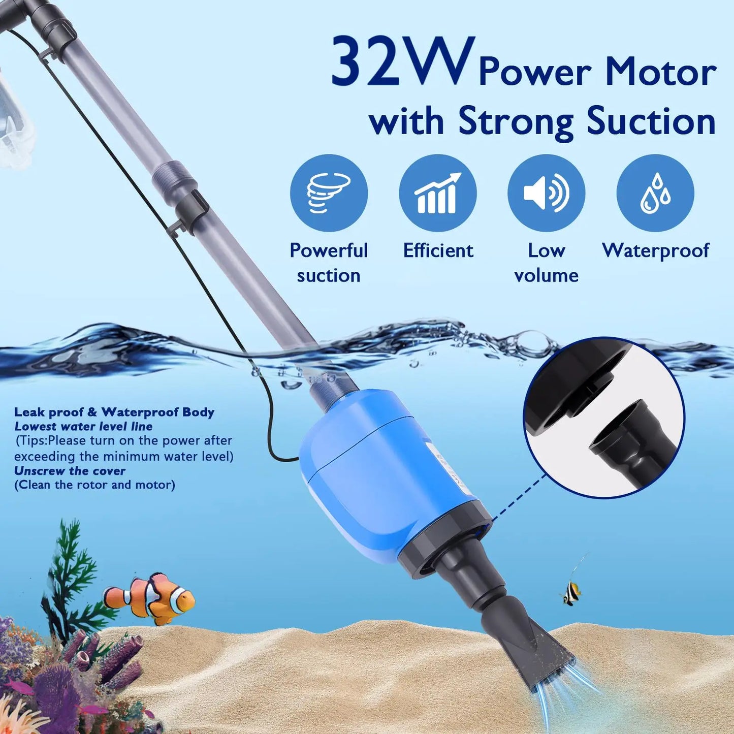 Electric Fish Tank Vacuum