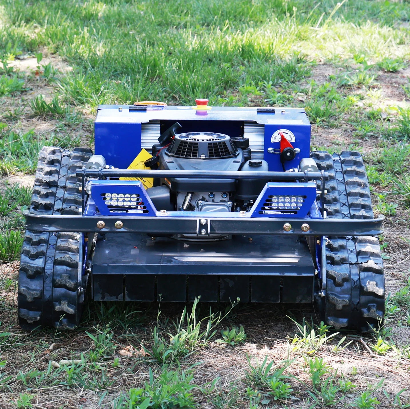 Remote-controlled lawnmower
