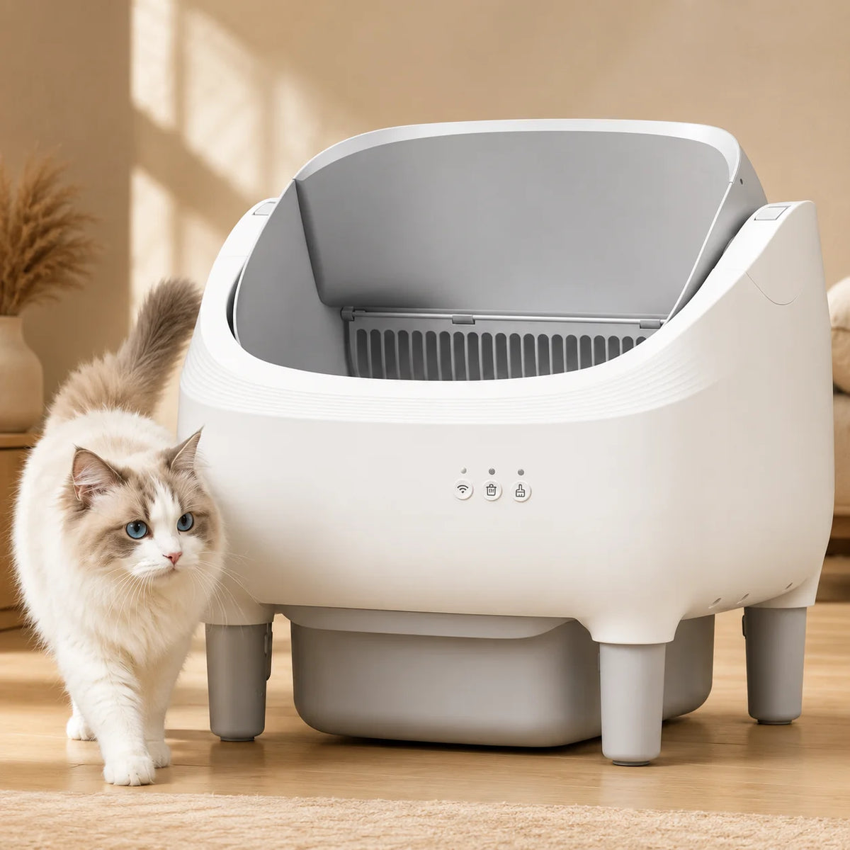 Self‑Cleaning Cat Litter Box