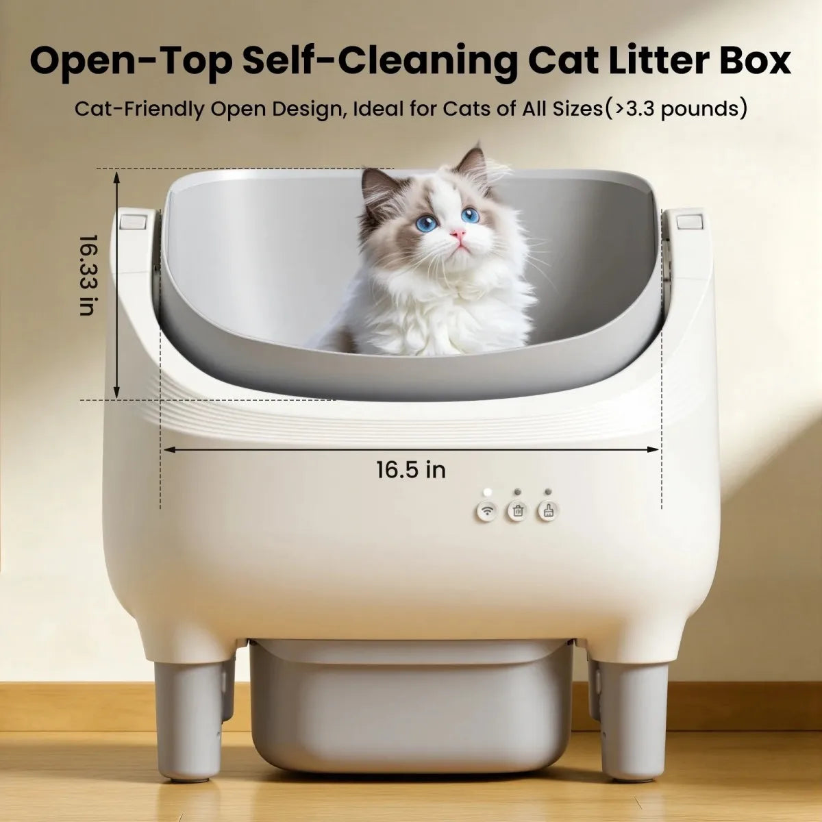 Self‑Cleaning Cat Litter Box