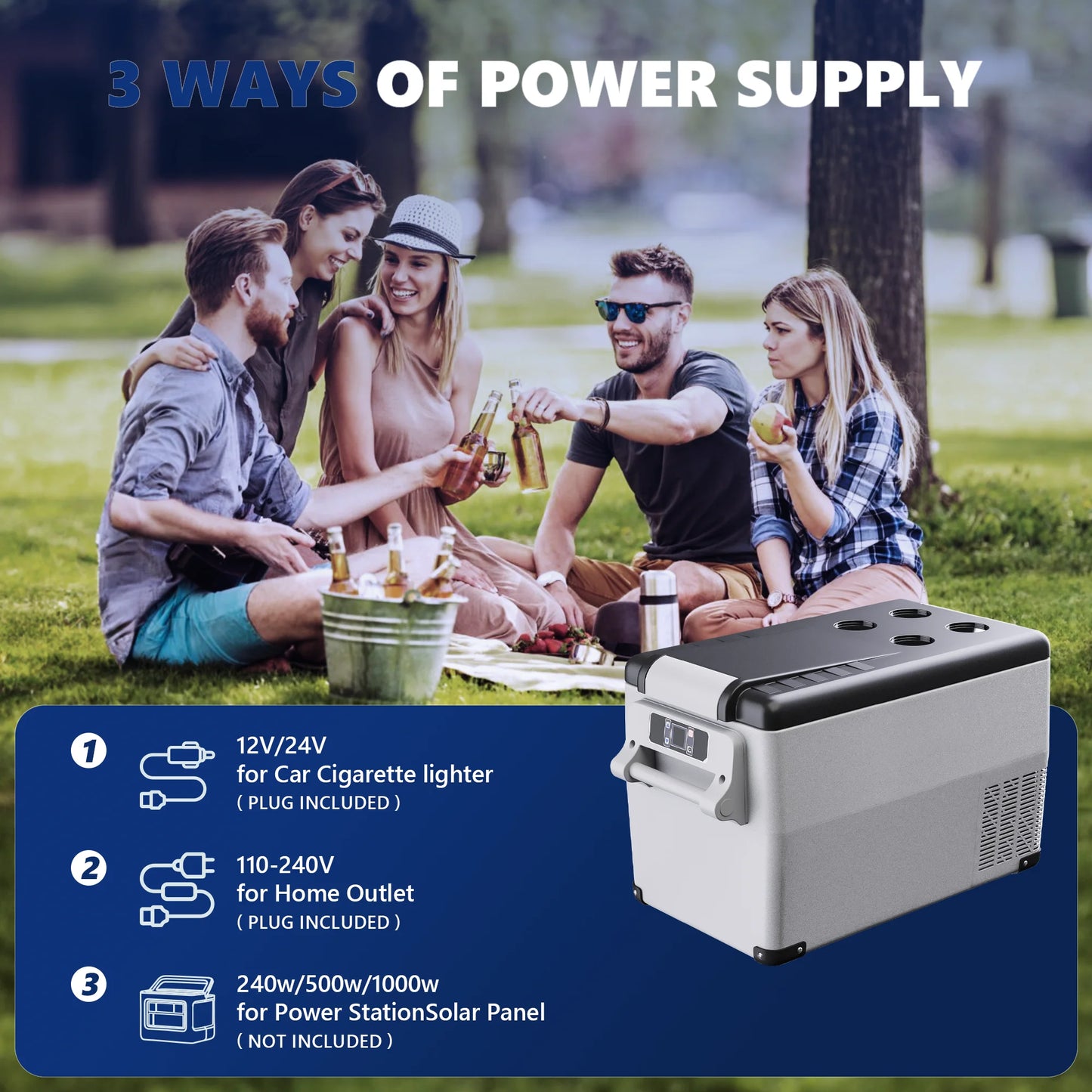 35L 12V Portable Car Refrigerator