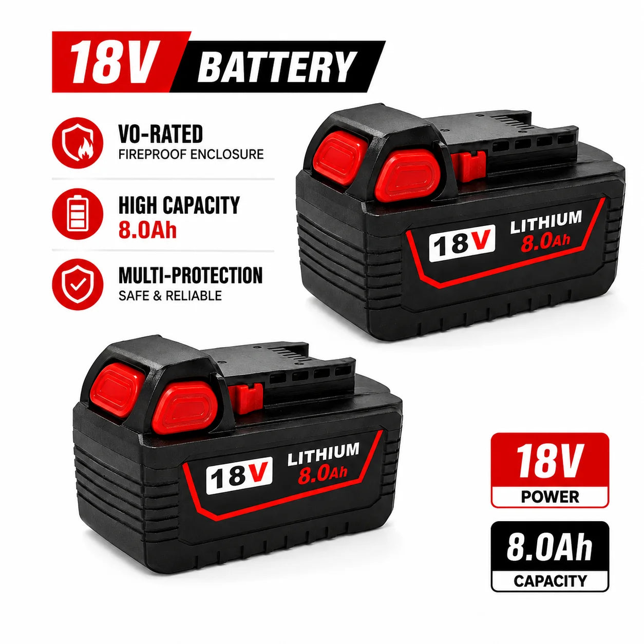 Replacement for Milwaukee M18