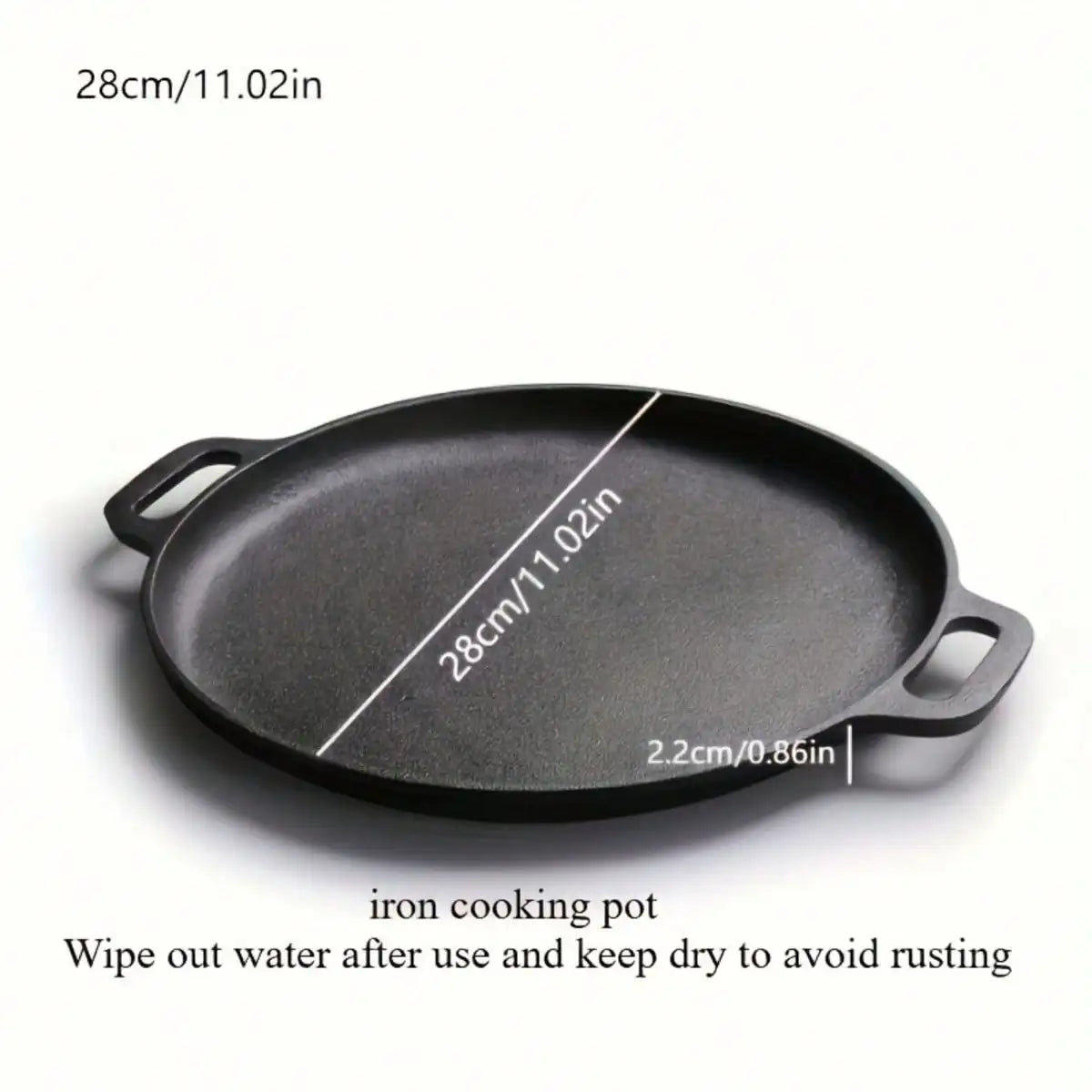 Pre-Seasoned Cast Iron Skillet