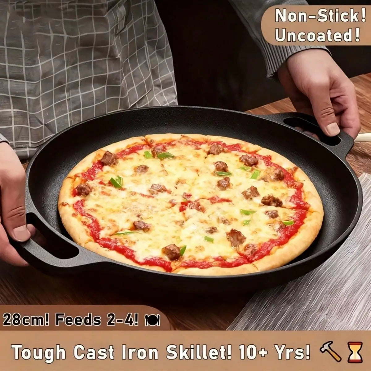 Pre-Seasoned Cast Iron Skillet