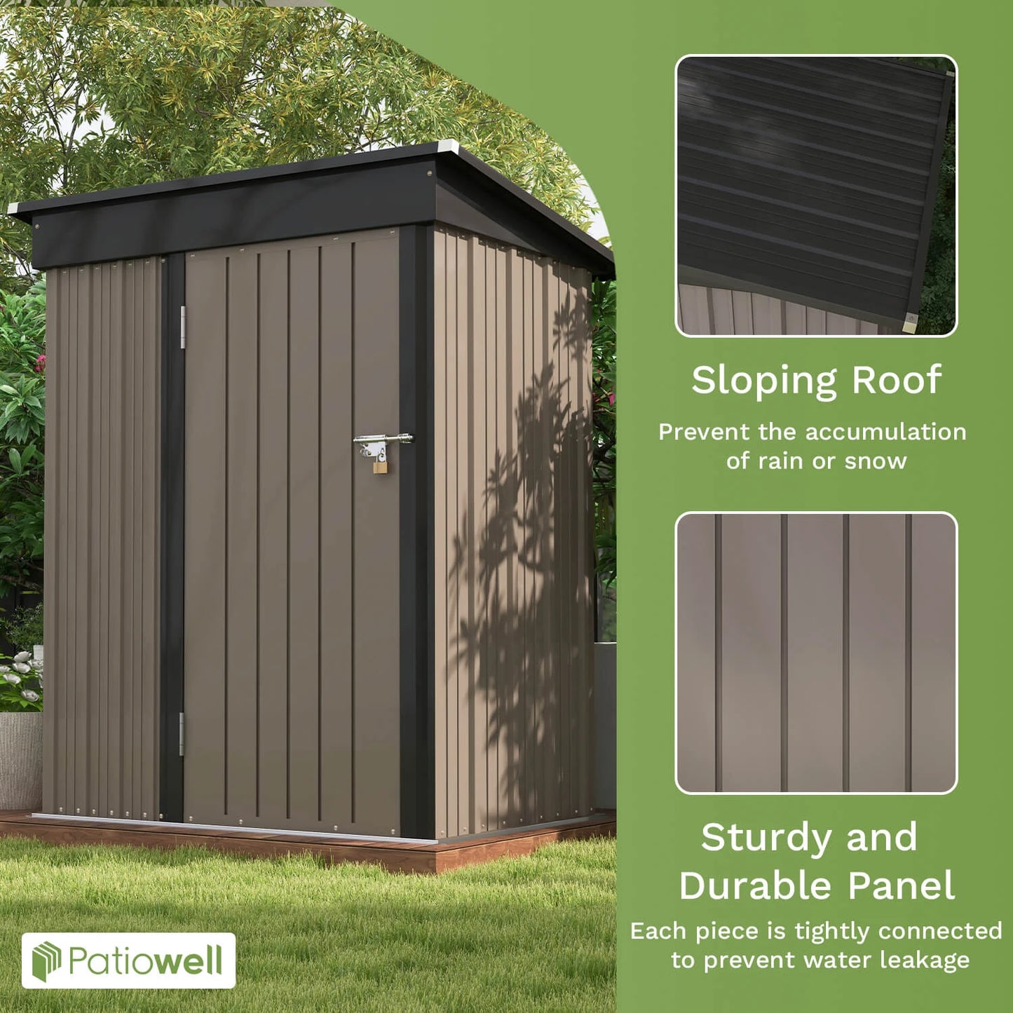 5x3 FT Storage Shed