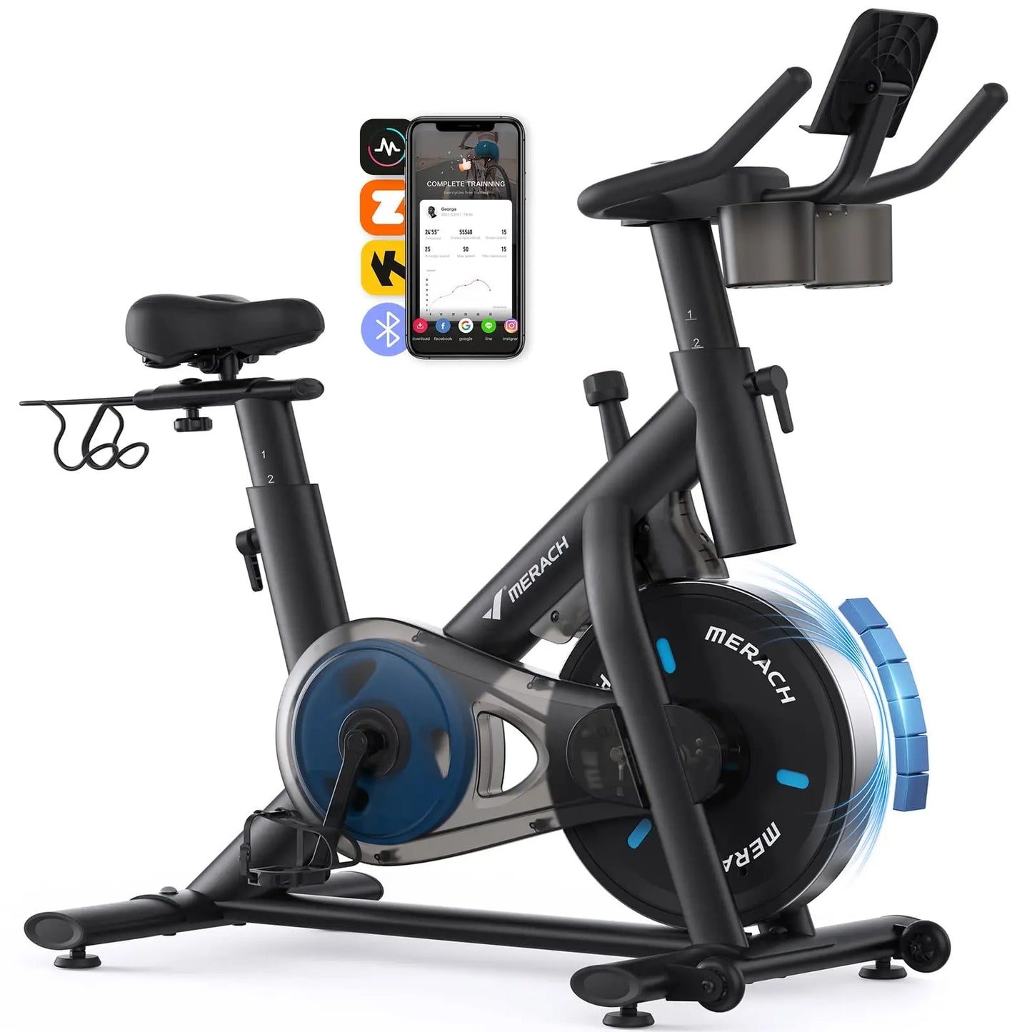 Magnetic Stationary Bike with Exclusive App