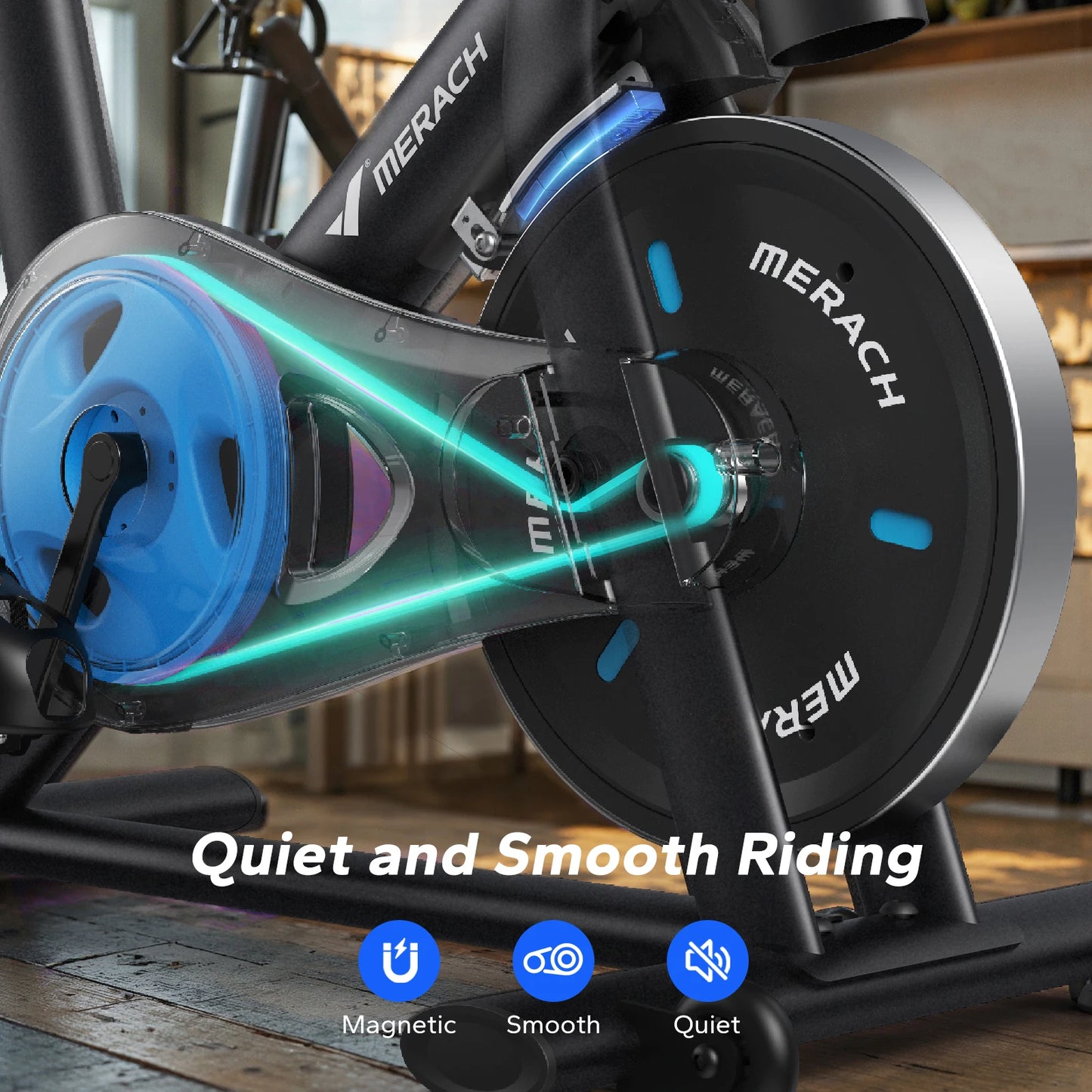 Magnetic Stationary Bike with Exclusive App