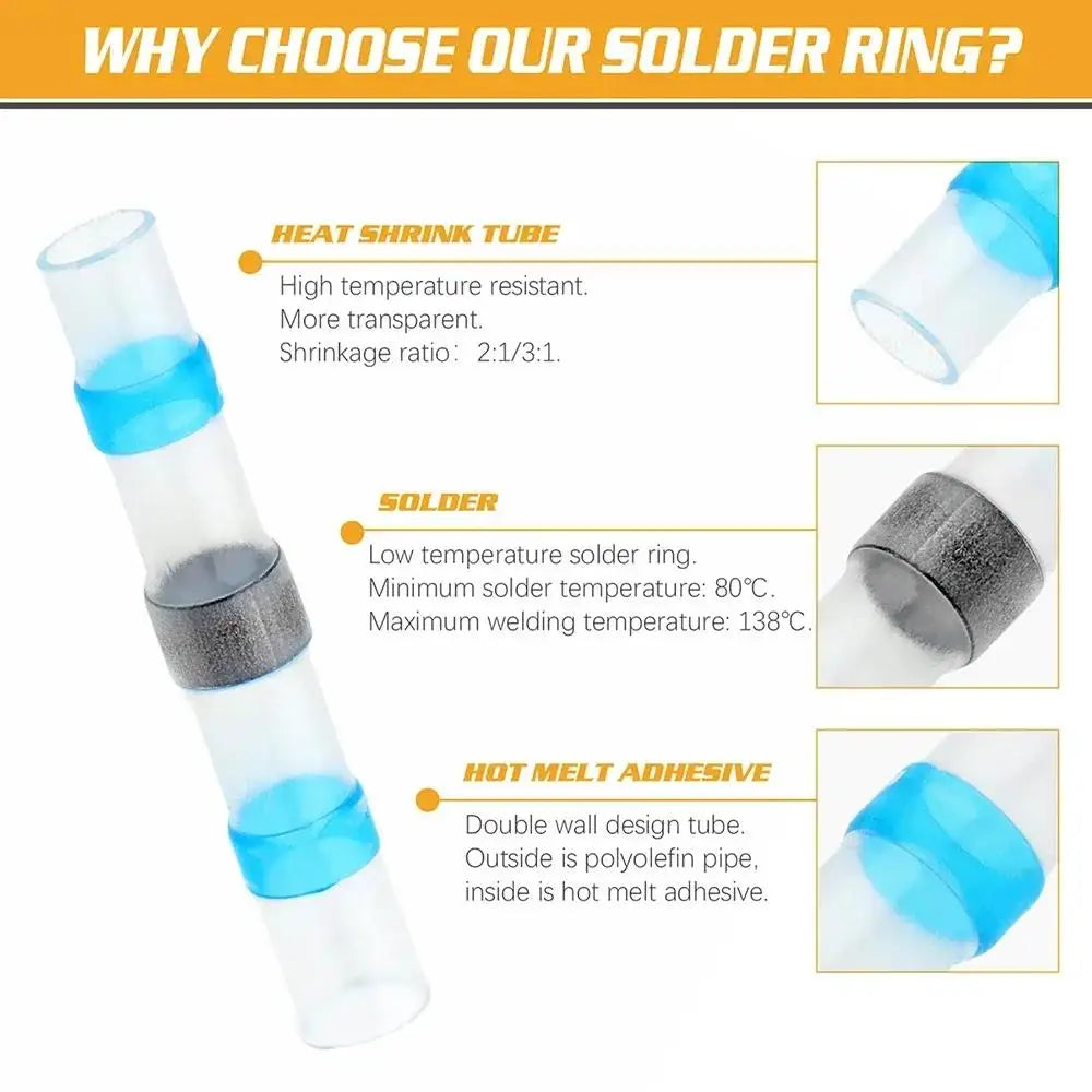 Heat Shrink Solder Seal Wire Connectors Kit
