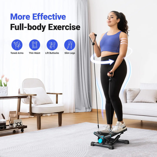 Mini Stepper with Resistance Band