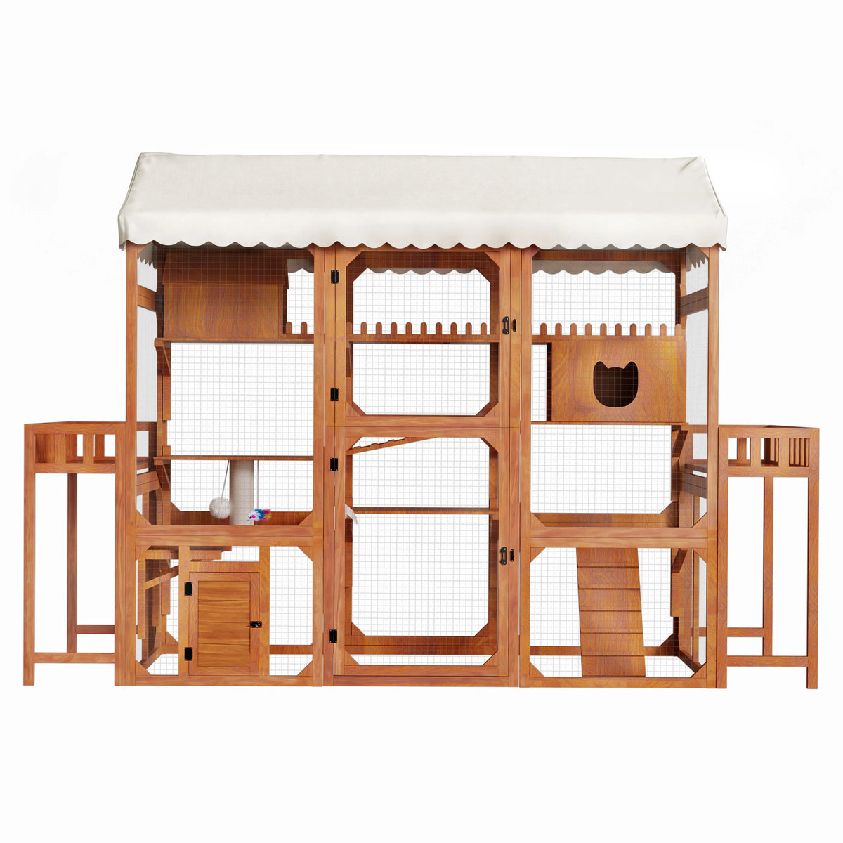 Large Outdoor Cat Enclosure Wooden