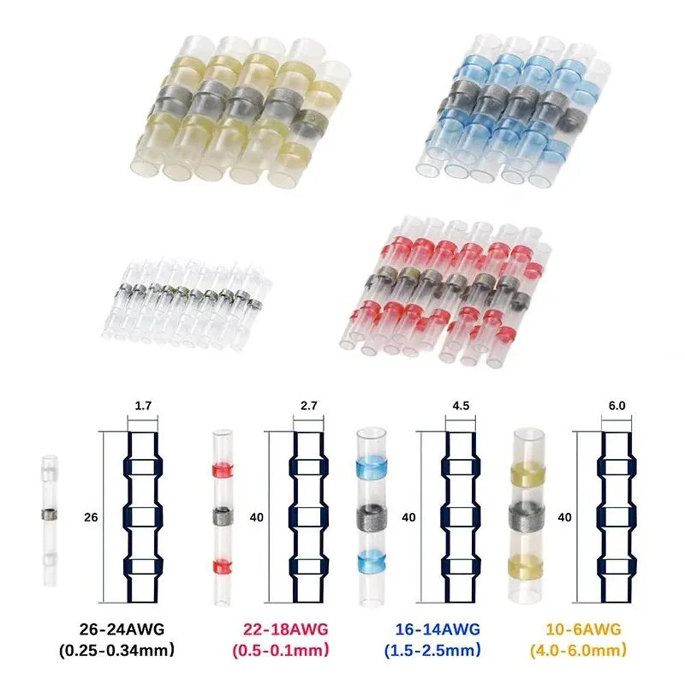 Heat Shrink Solder Seal Wire Connectors Kit