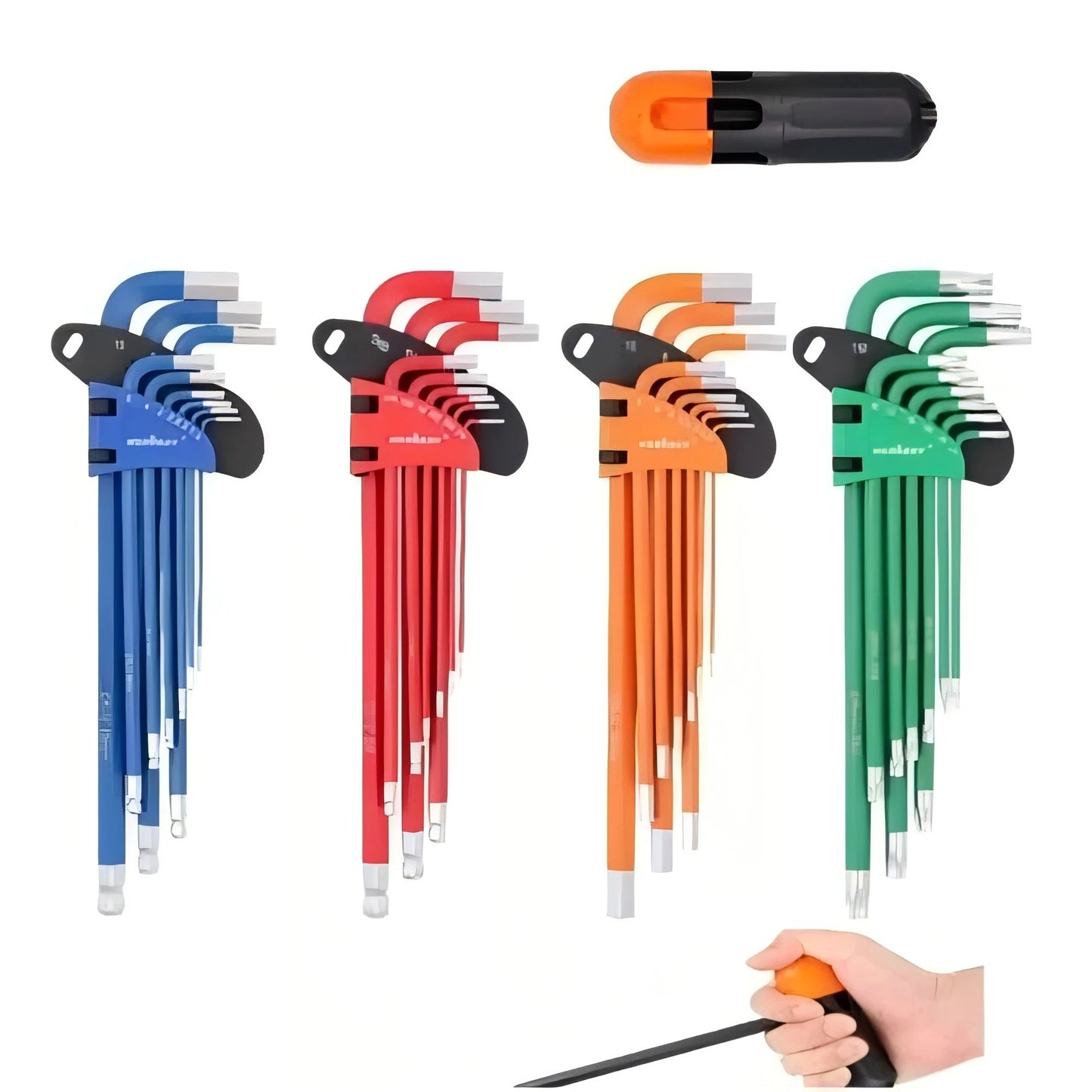 36Pc Hex & Torx Key Set Metric/SAE