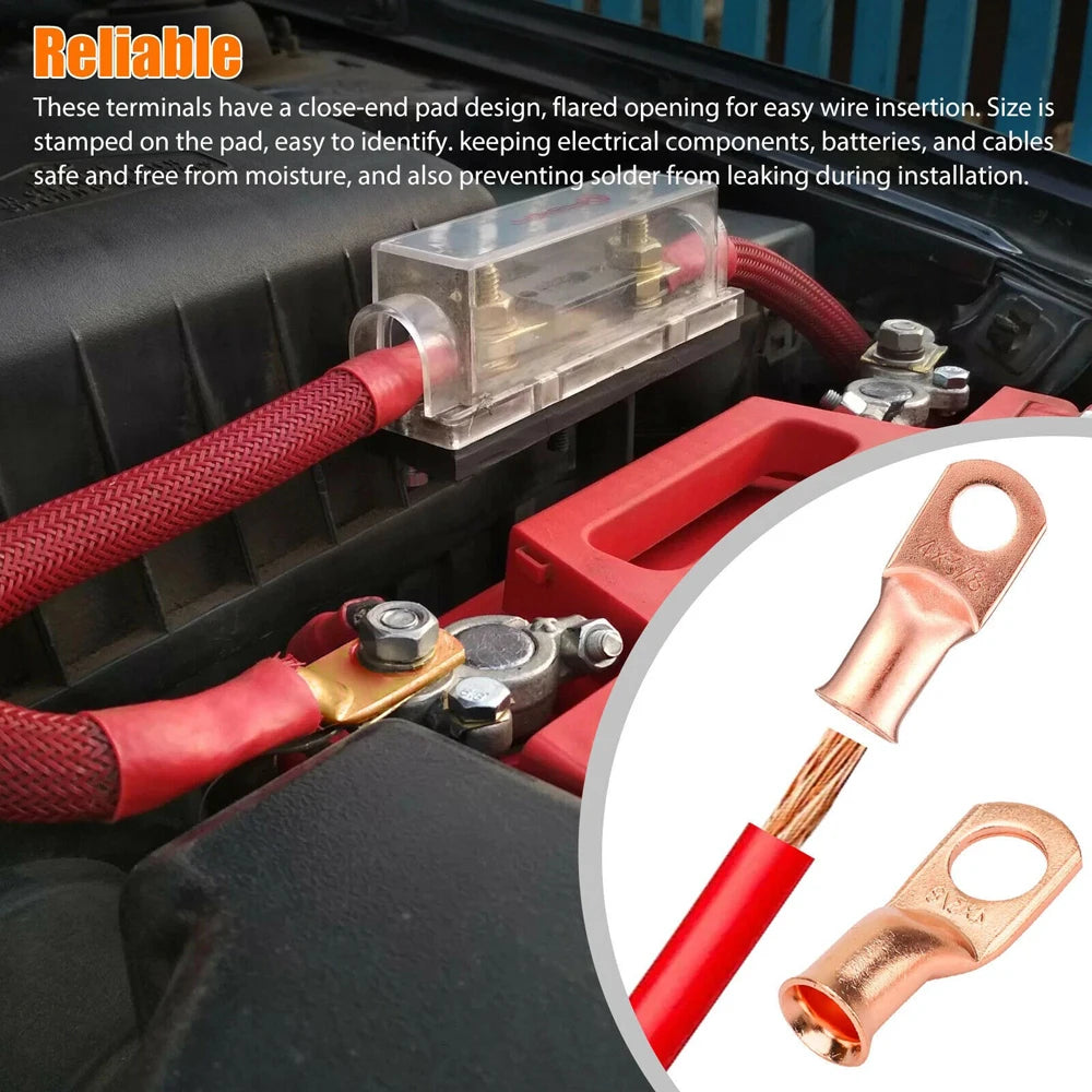 Copper Ring Terminal Lugs