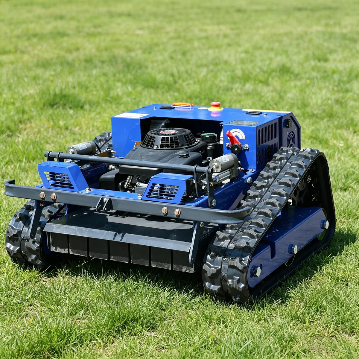 Remote-controlled lawnmower