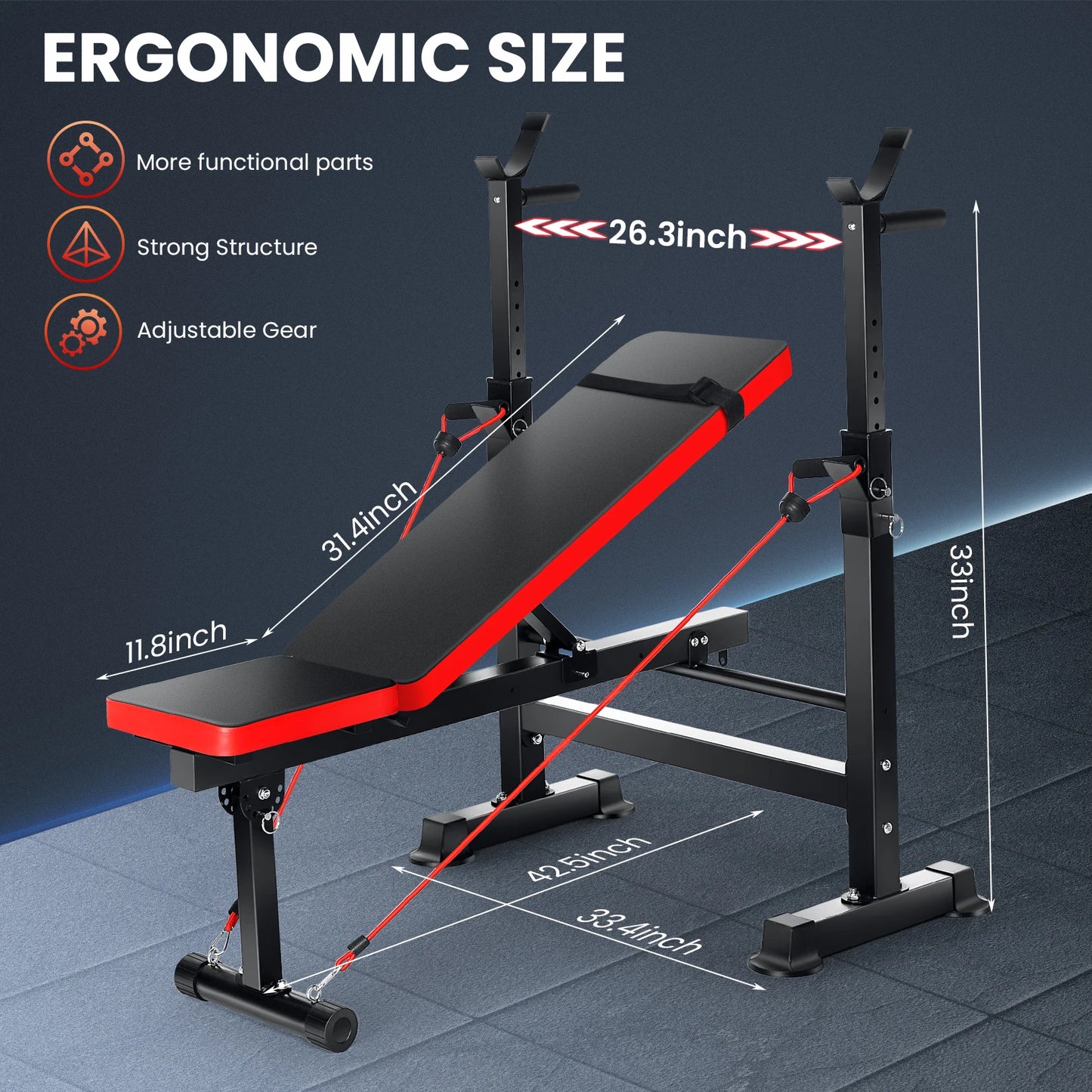 Weight Bench Set without weights