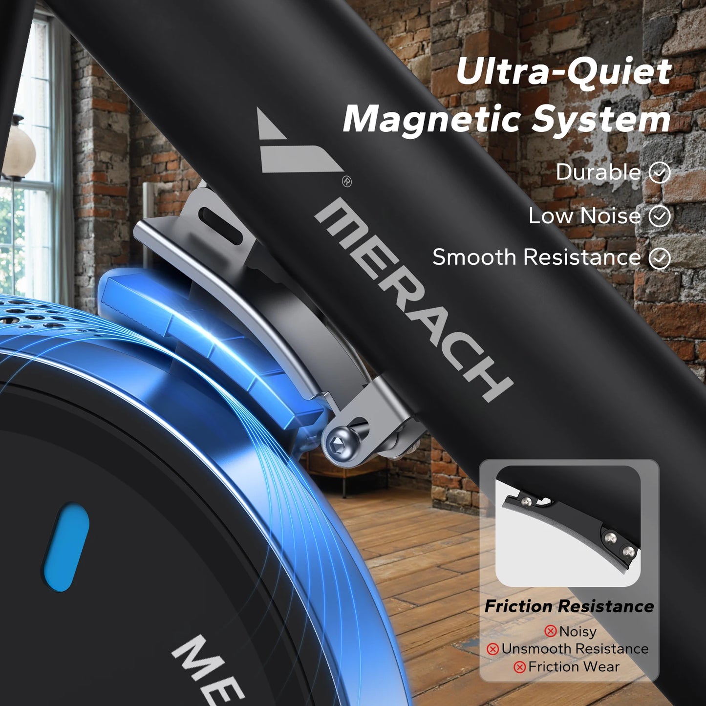 Magnetic Stationary Bike with Exclusive App