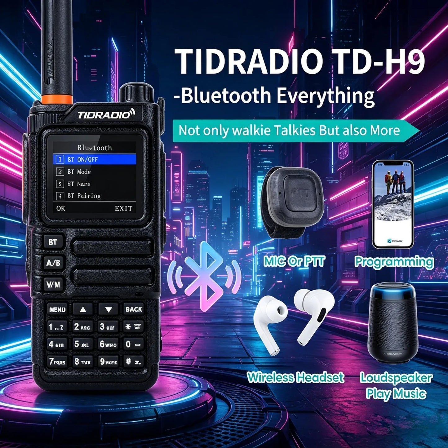 10W GPS APRS Radio Walkie Talkie