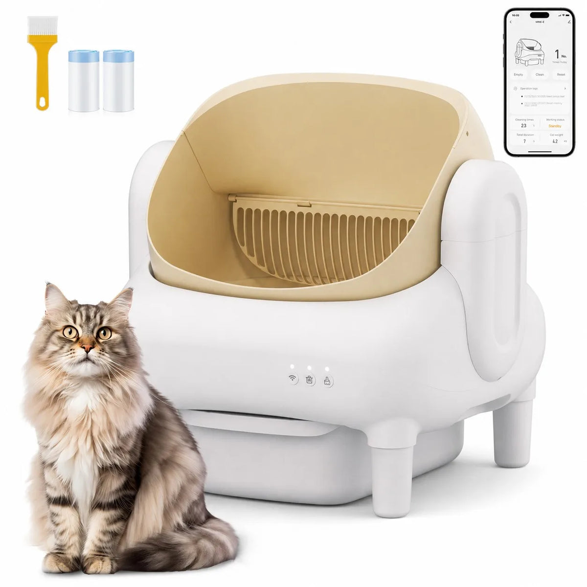 Self‑Cleaning Cat Litter Box