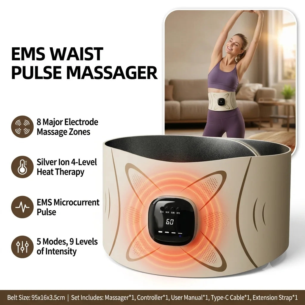 EMS Waist Massager Muscle Stimulator