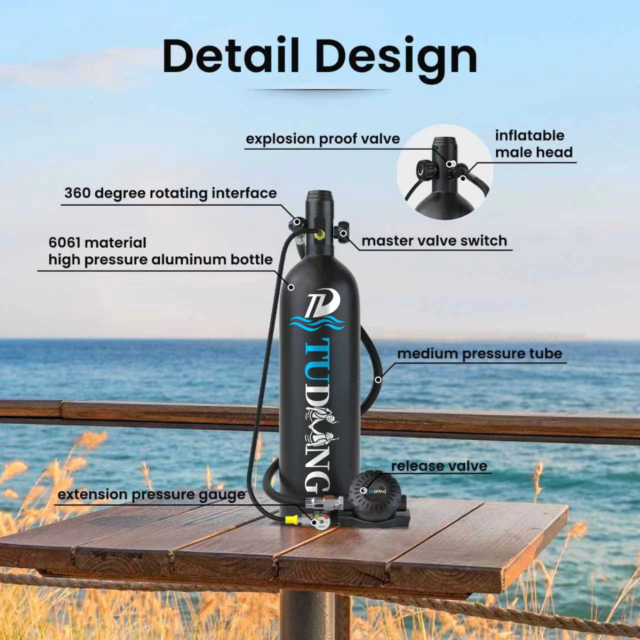 2L Portable Scuba Tank