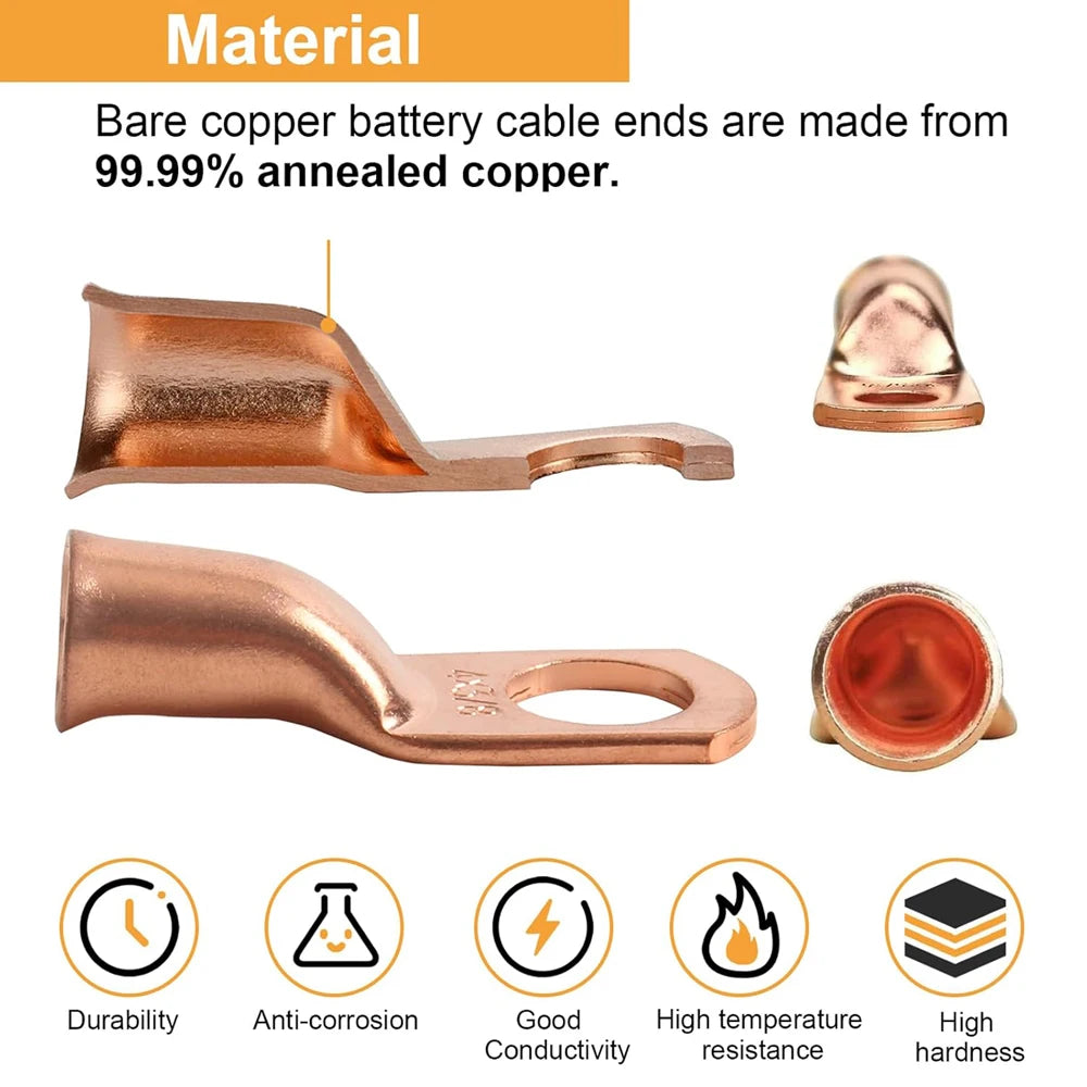 Copper Ring Terminal Lugs