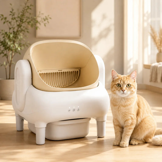 Self‑Cleaning Cat Litter Box