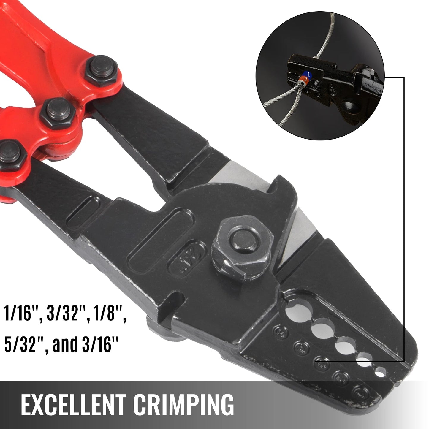 24/30Inch Wire Rope Swager Crimper Tool