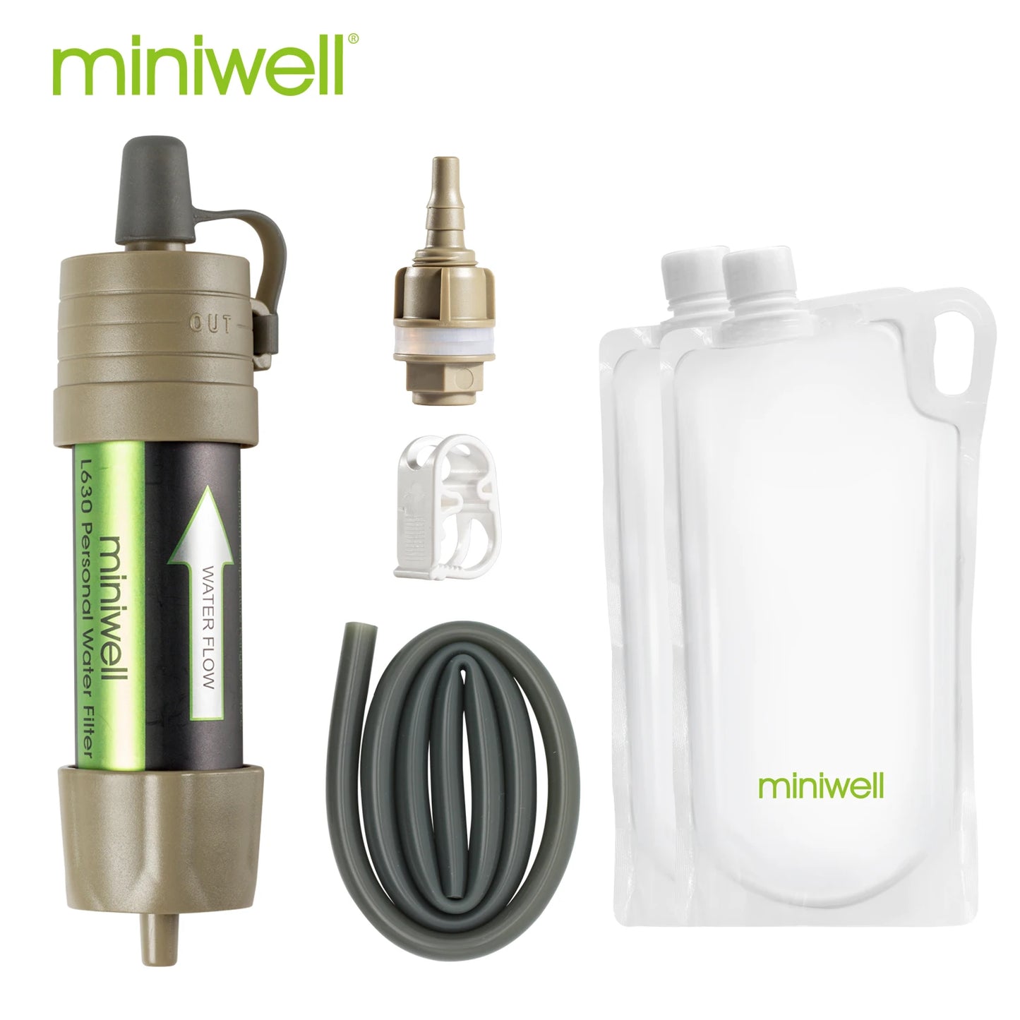 Water Filter Straw for Survival or Emergency