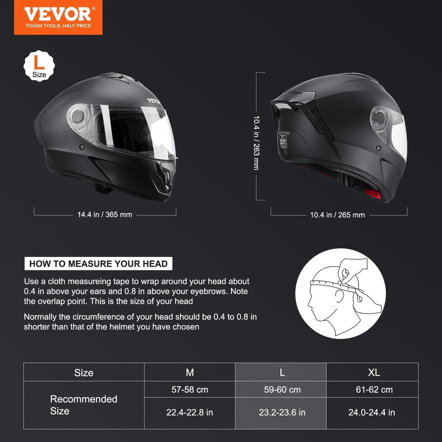 Full Face Motorcycle Helmet