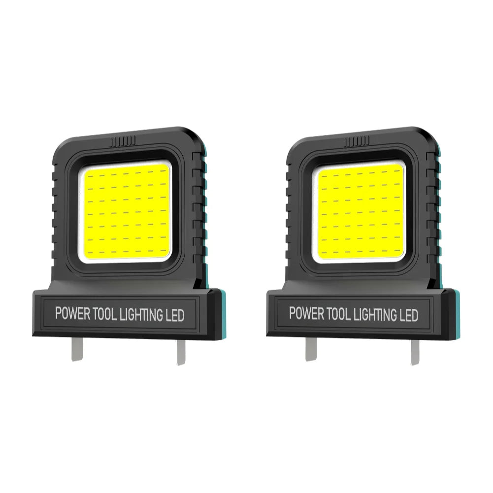 LED Work Light for Makita,Milwaukee,Dewalt,Bosch ,20V-21V Li-ion Battery