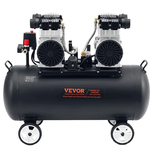 Air Compressor, 20 Gallon Steel Tank, 4HP Electric