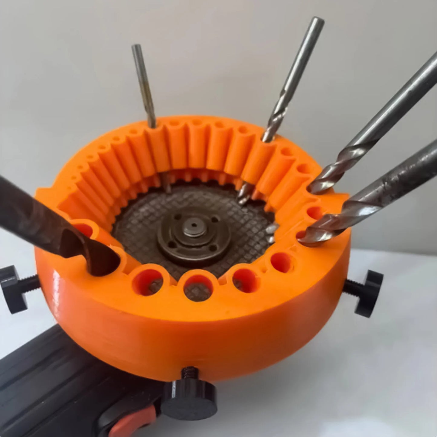 Power Drill Bit Sharpener Angle Grinder Attachment