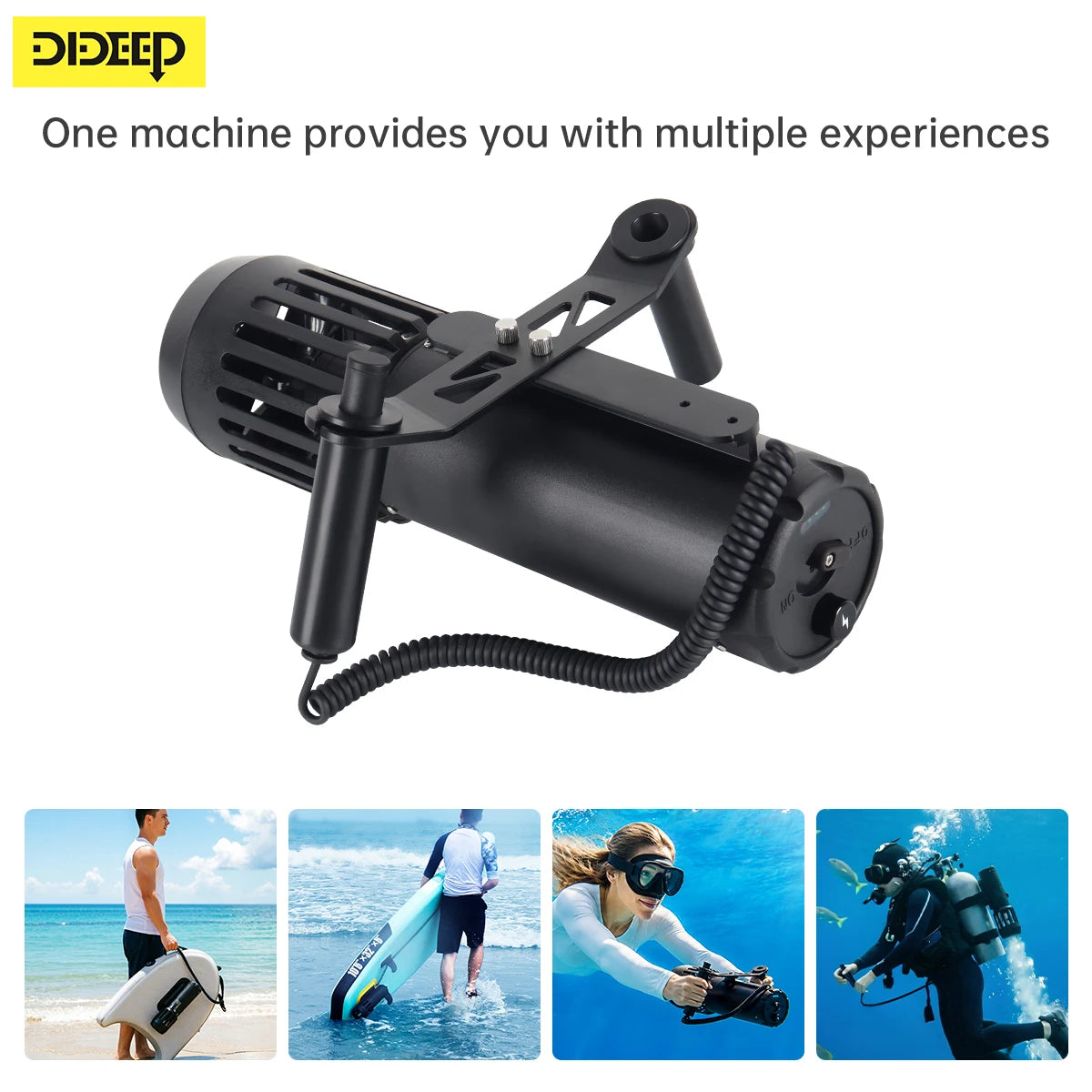 Underwater Scooter with Action Camera Mount