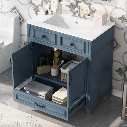 30 Inch Bathroom Vanity with Sink Combo