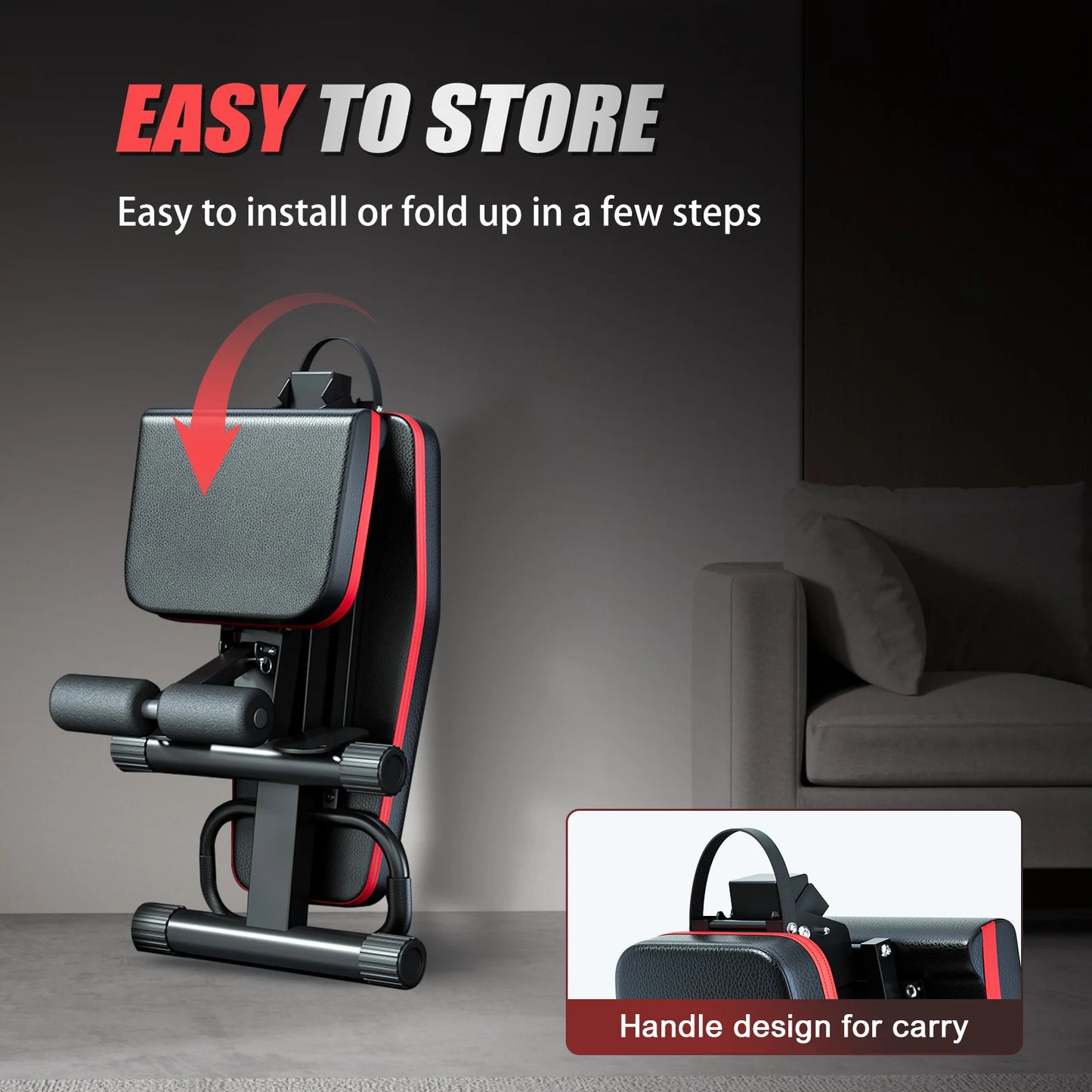 14-in-1 Foldable Bench Weights not included