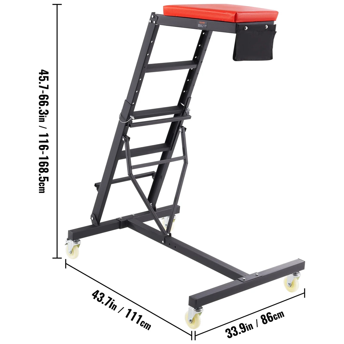Top Automotive  Engine Creeper with Adjustable Height
