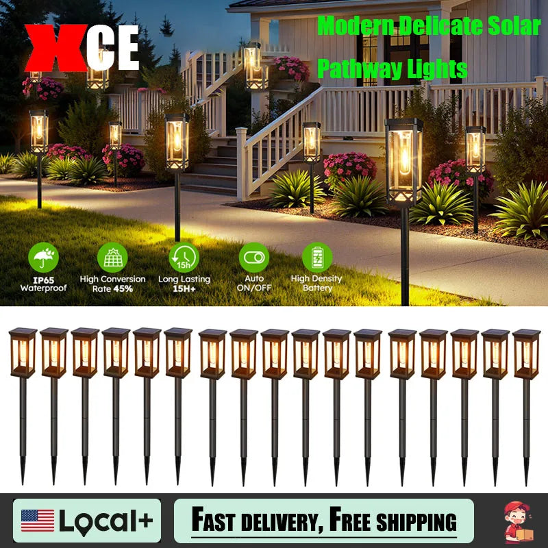 4/6 PCS Solar Pathway Light