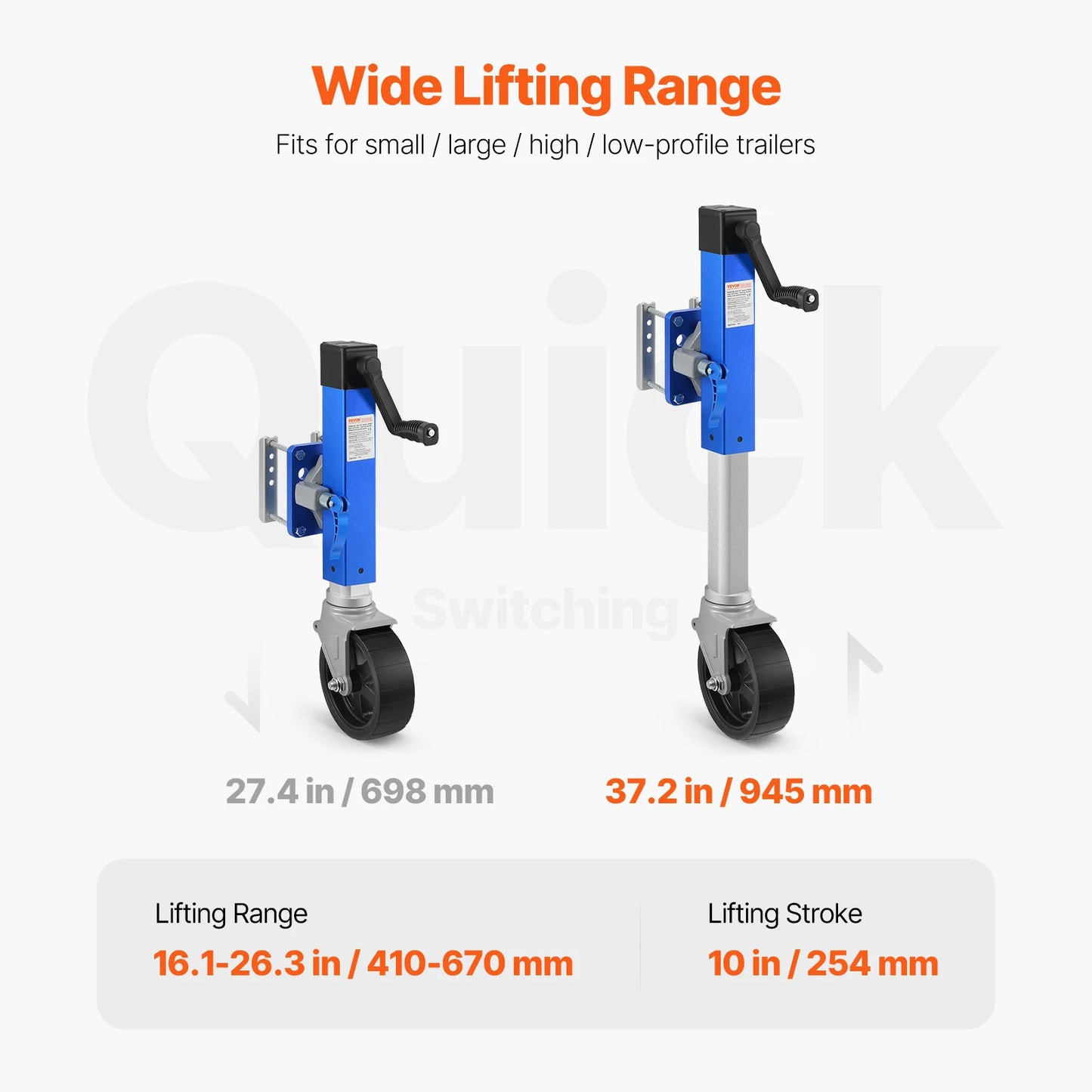 Trailer Jack 1600lbs