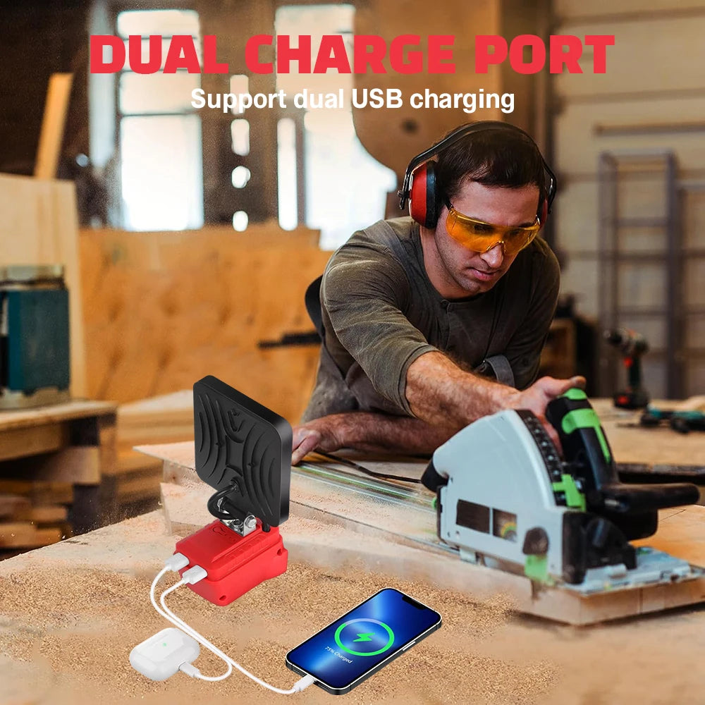 Camping LED Work Light, for Milwaukee