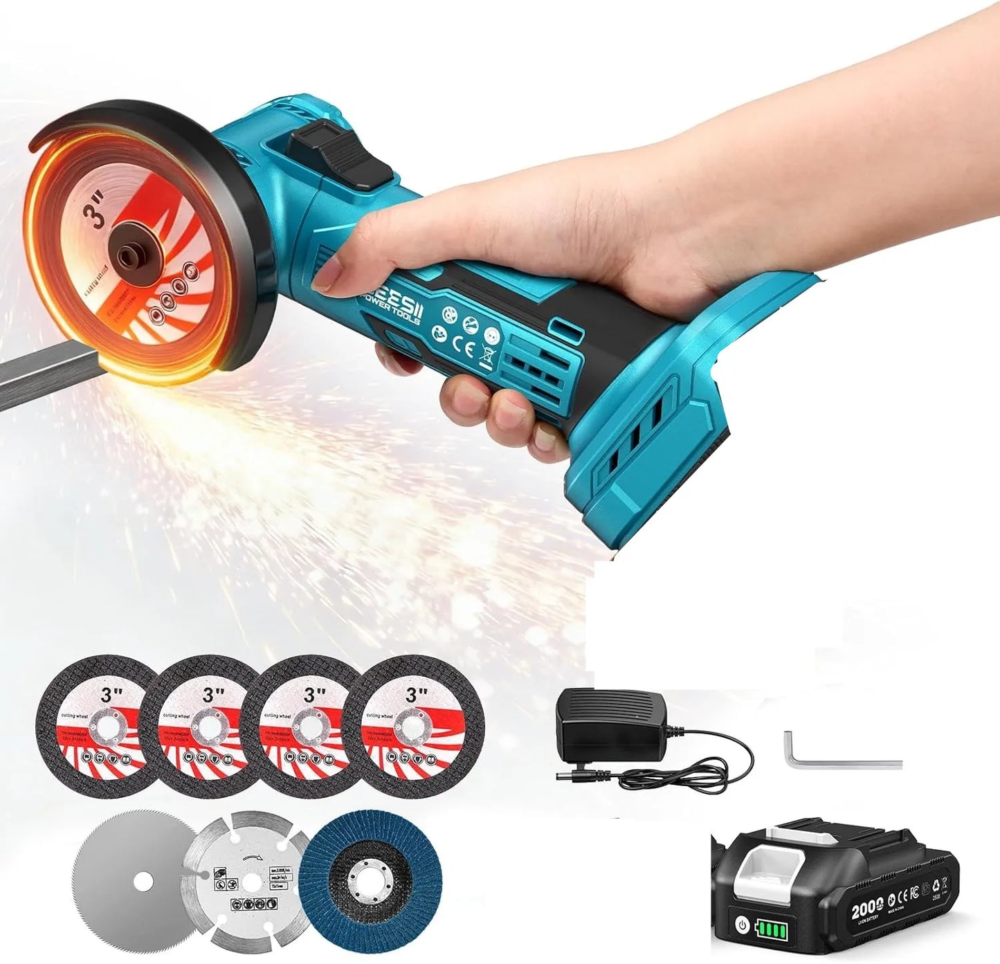 3 Inch Angle Grinder 19000 RPM