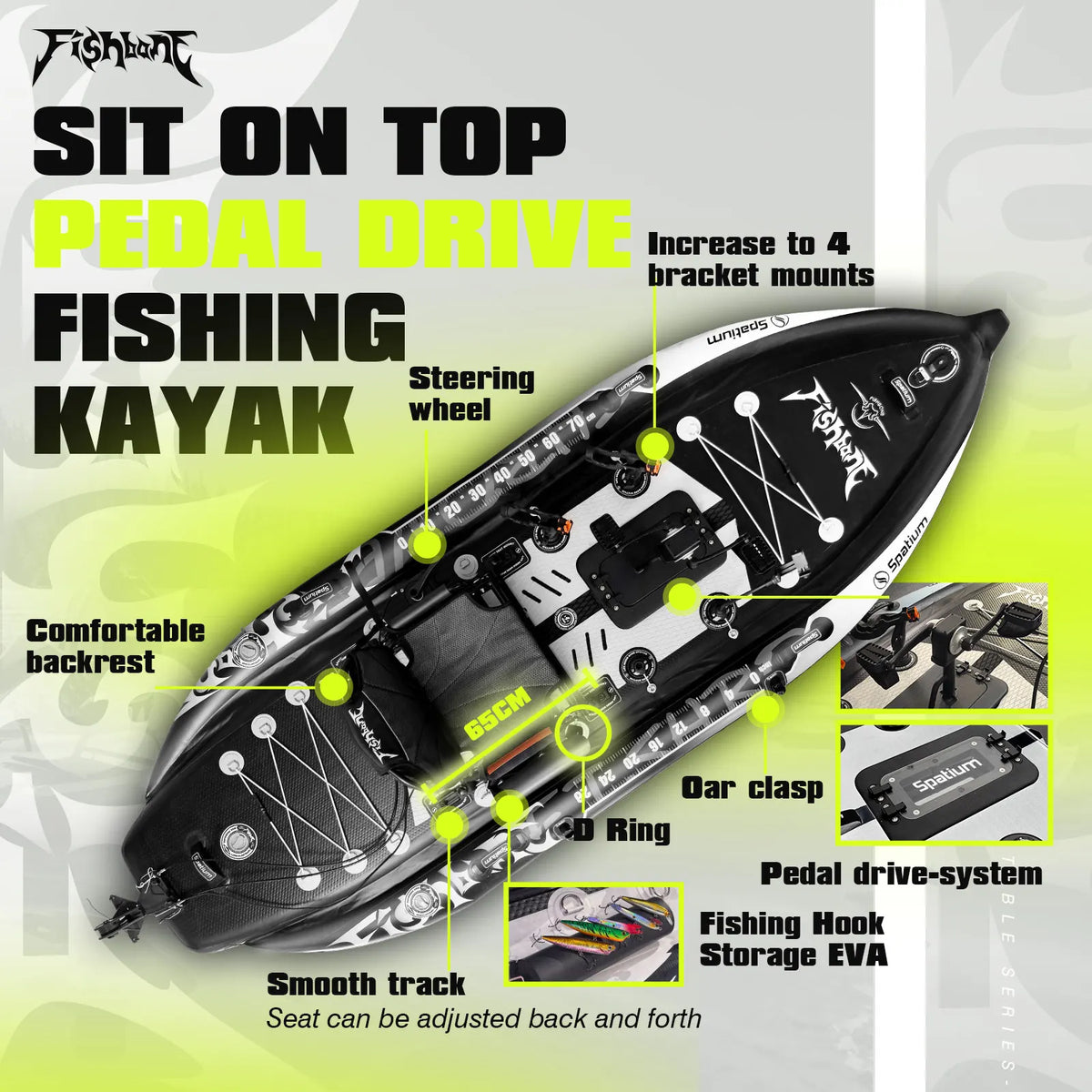 Fishing Kayak Pedal Drive