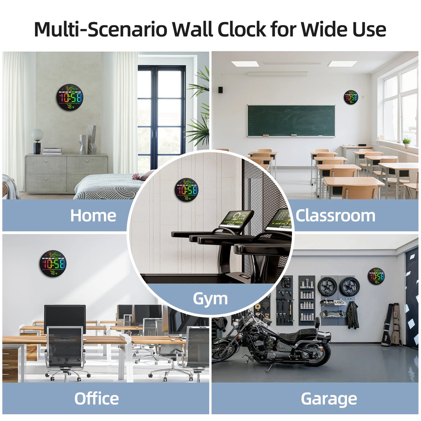 8‘’LED Wall Clock