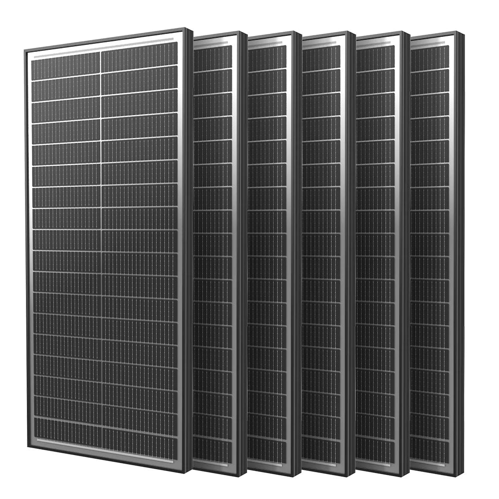 Bifacial Solar Panels 100W 3/6 Pcs