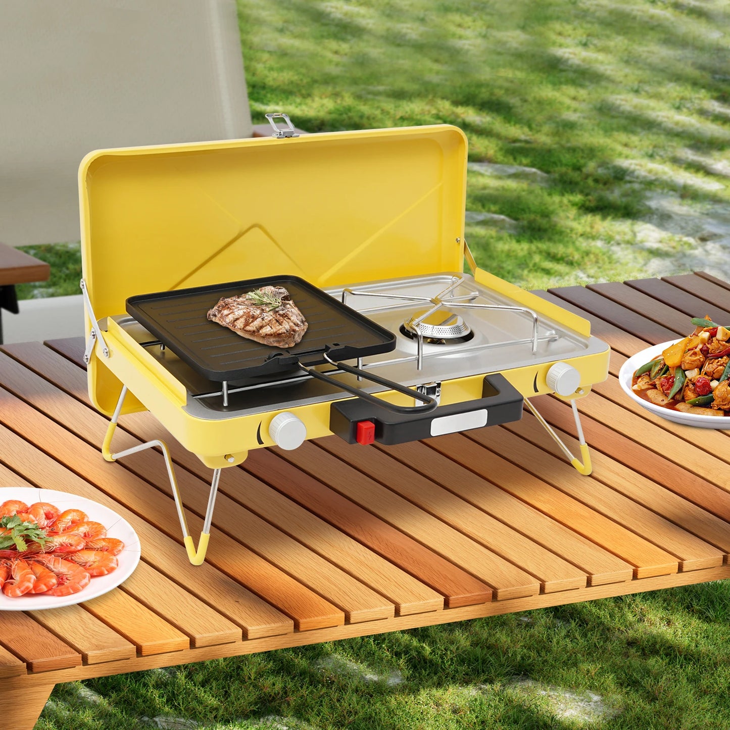 2-Burner Camping Stove