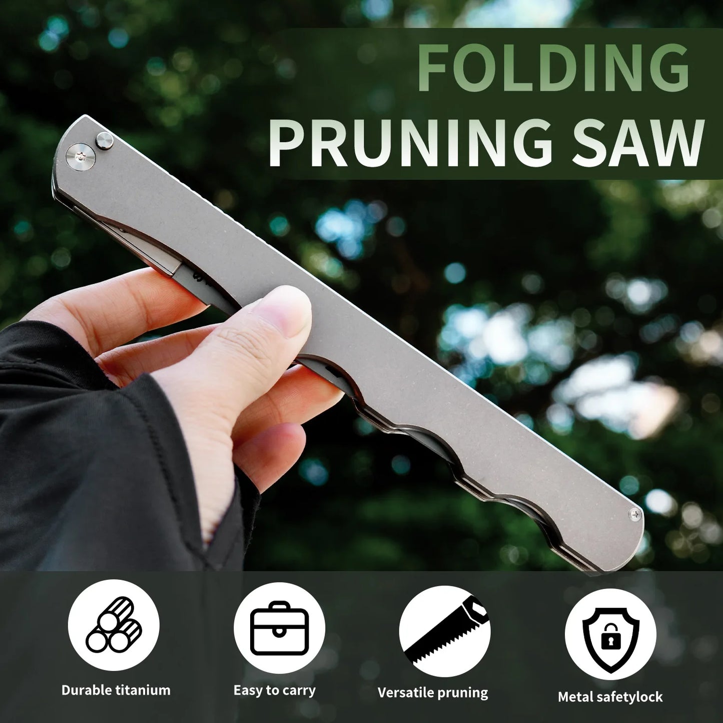 Safety Lock Folding Pocket Saw